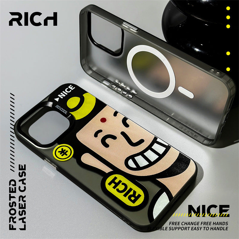 Personalized mobile case for phone magnetic suction