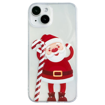 Transparent case for iPhone in Christmas style